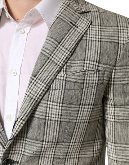 Gray Single Breasted Formal 2 Piece Suit