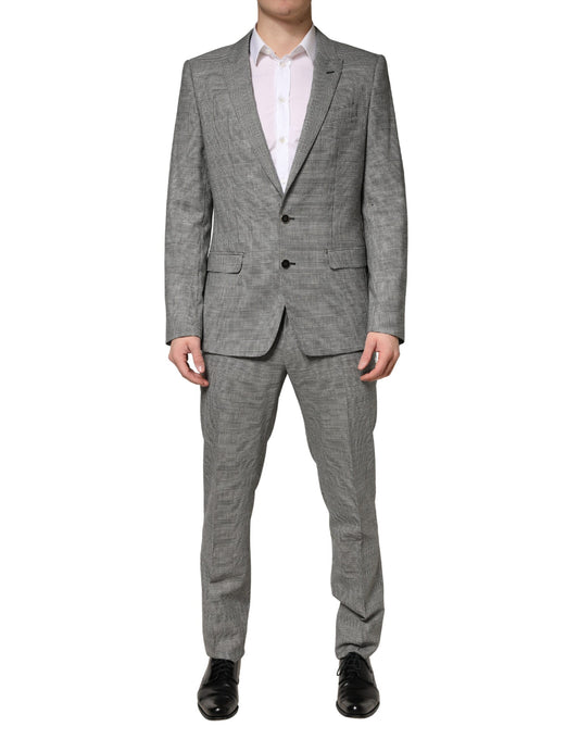 Gray MARTINI Single Breasted Formal 2PC Suit