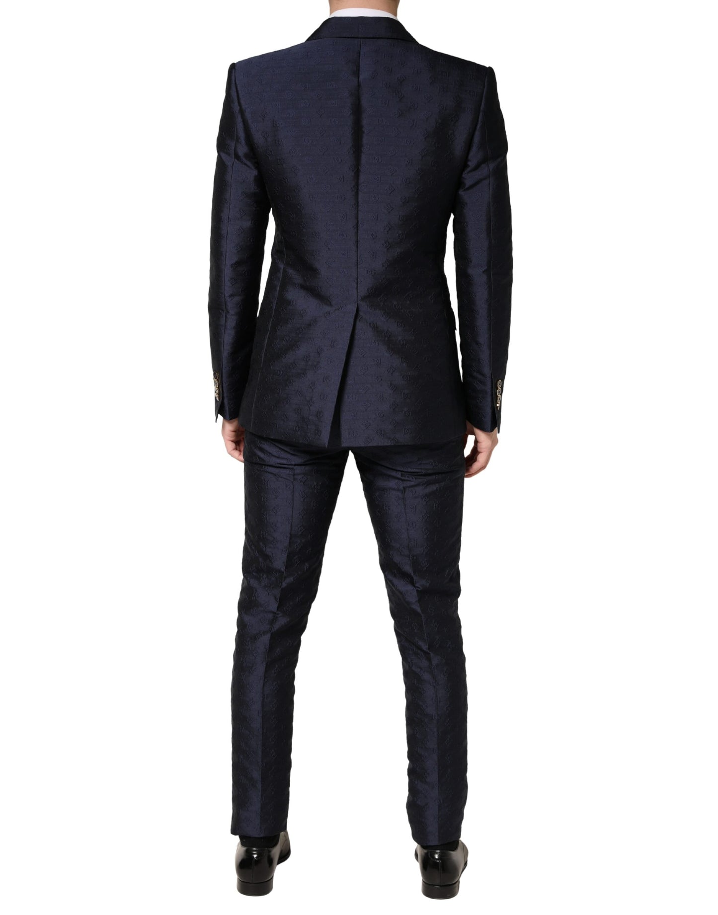 Dark Blue Double Breasted SICILIA 2 PC Suit