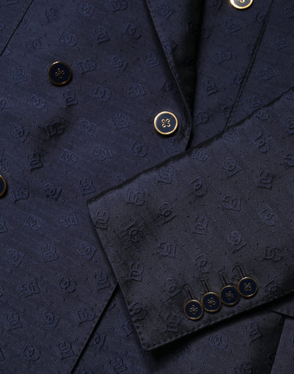Dark Blue Double Breasted SICILIA 2 PC Suit