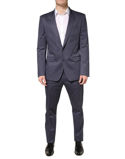 Blue Single Breasted MARTINI 2 Piece Suit