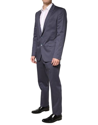 Blue Single Breasted MARTINI 2 Piece Suit