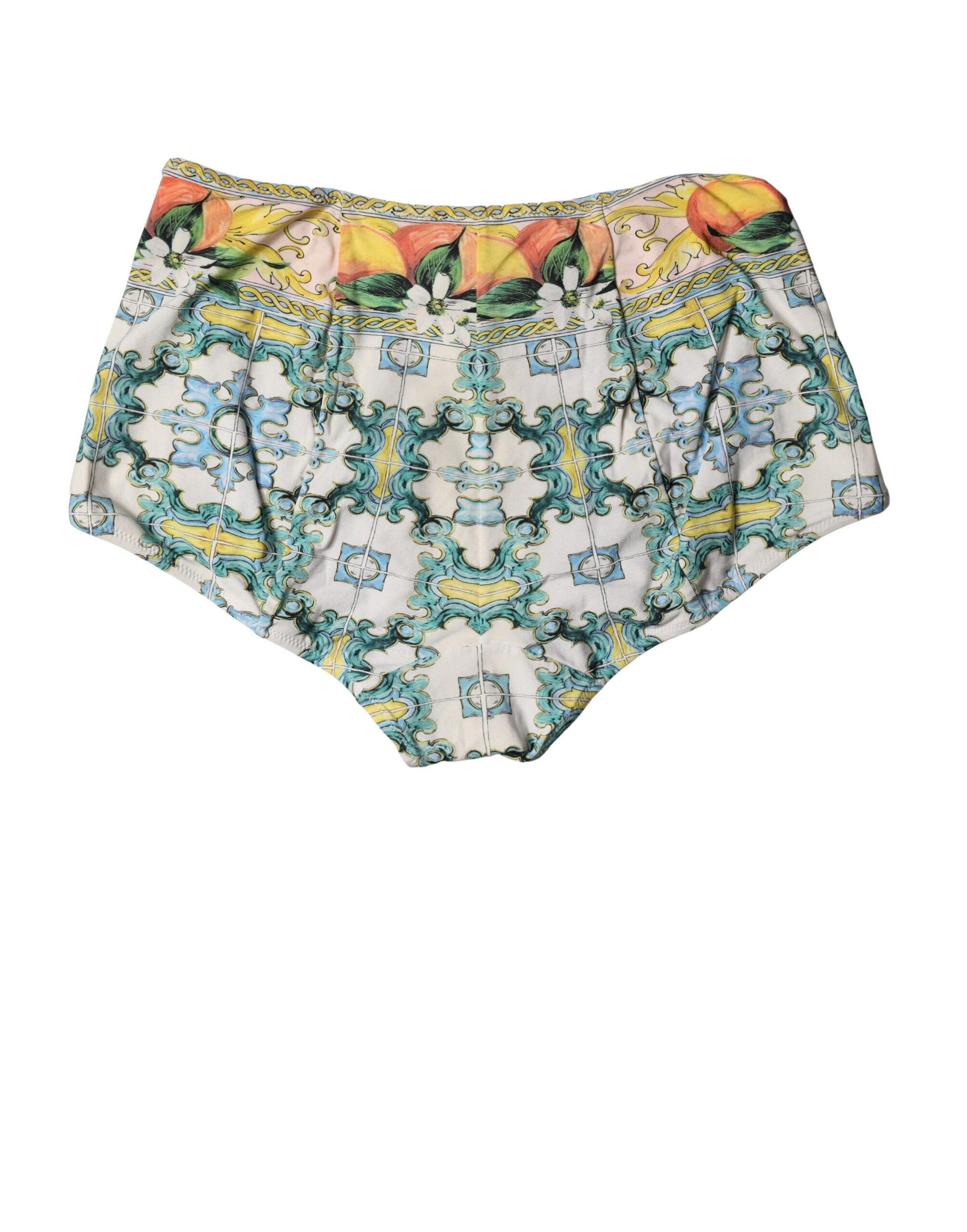 Multicolor Sicily High Waist Bikini Bottom Swimwear