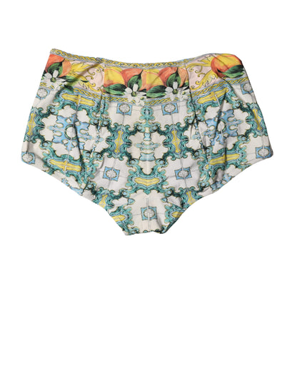 Multicolor Sicily High Waist Bikini Bottom Swimwear