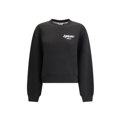 Black Cotton Sweatshirt