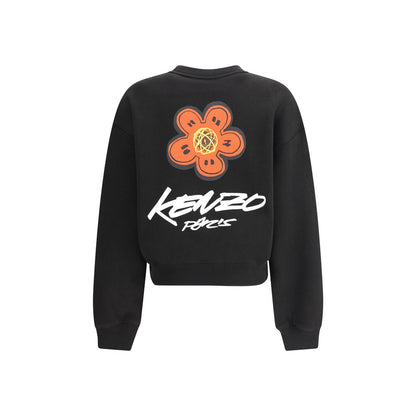 Black Cotton Sweatshirt