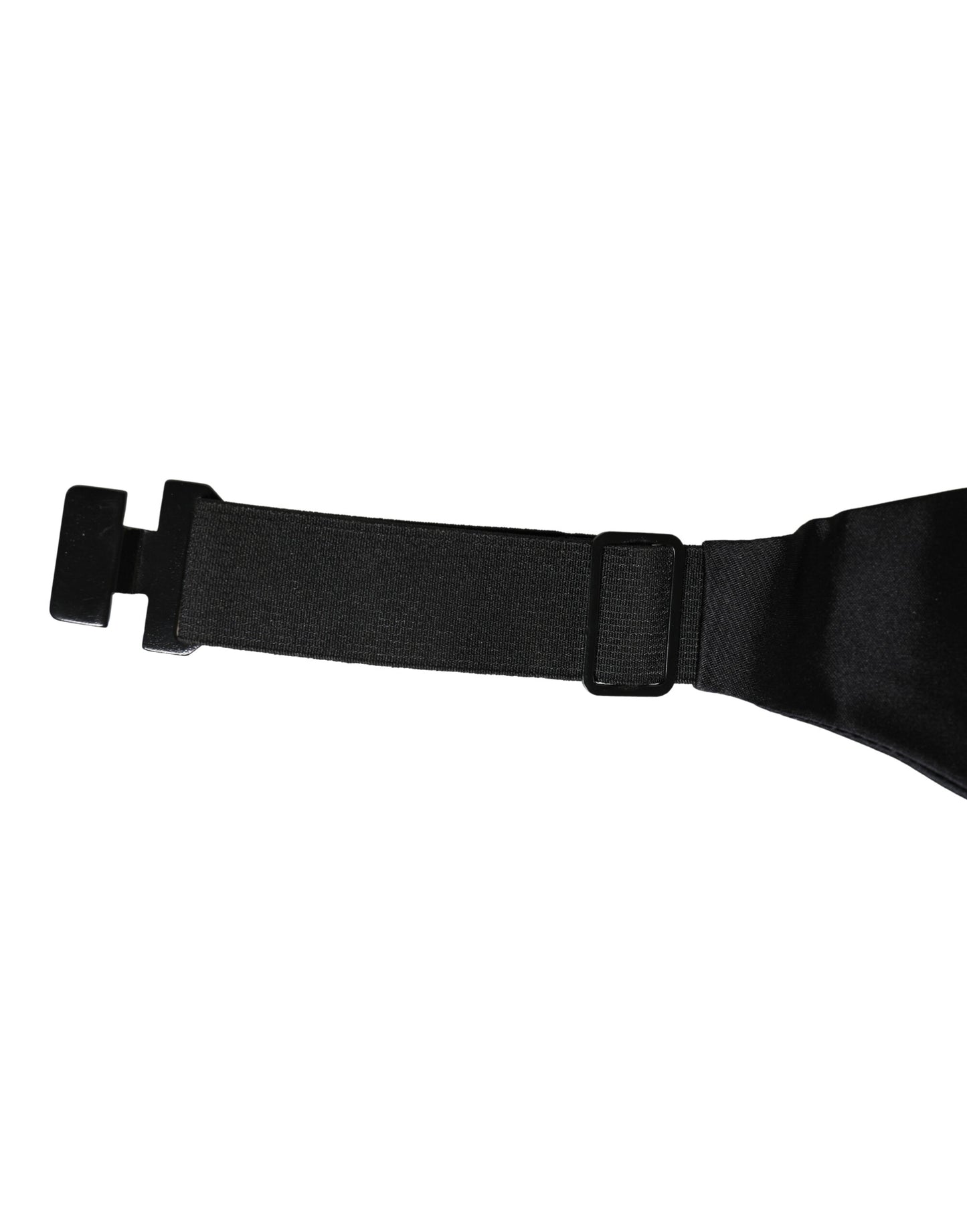 Black 100% Silk Wide Belt Waist Cummerbund