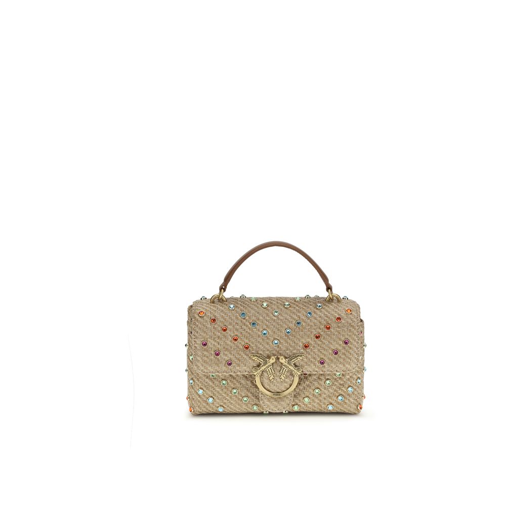 Beige Raffia Handbag