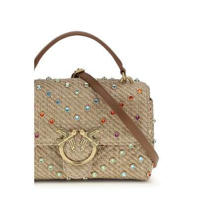 Beige Raffia Handbag