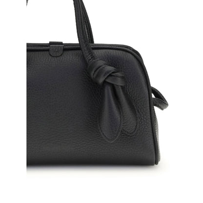 Black Calf Leather Bos Taurus Handbag