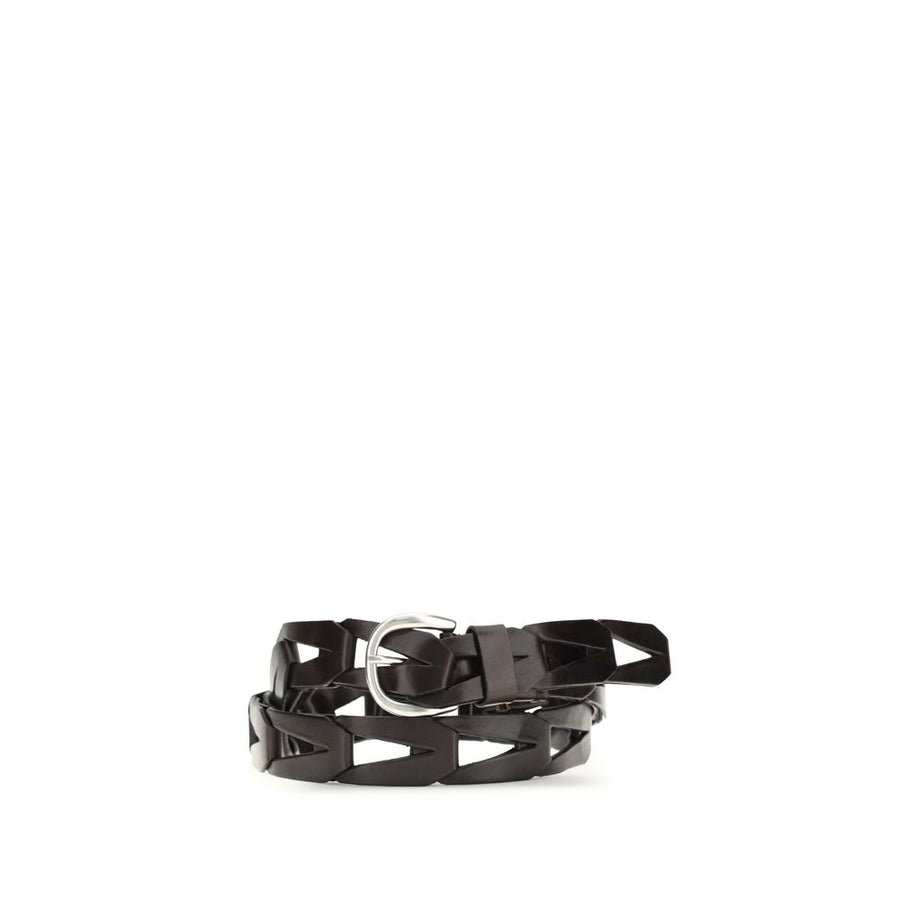 Black Calf Leather Bos Taurus Belt