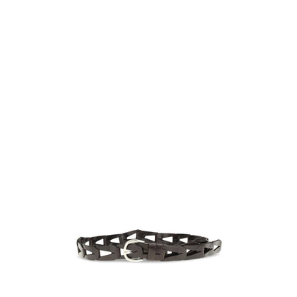 Black Calf Leather Bos Taurus Belt