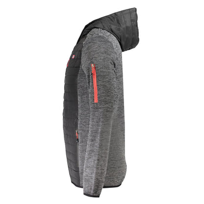 Gray Polyester Shell Jacket