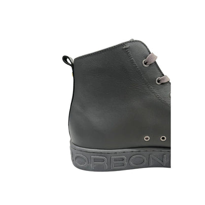 Grey Genuine Leather Men Sneaker