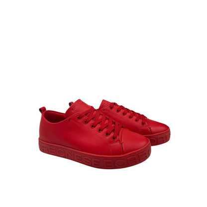 Red Leather Men Sneaker