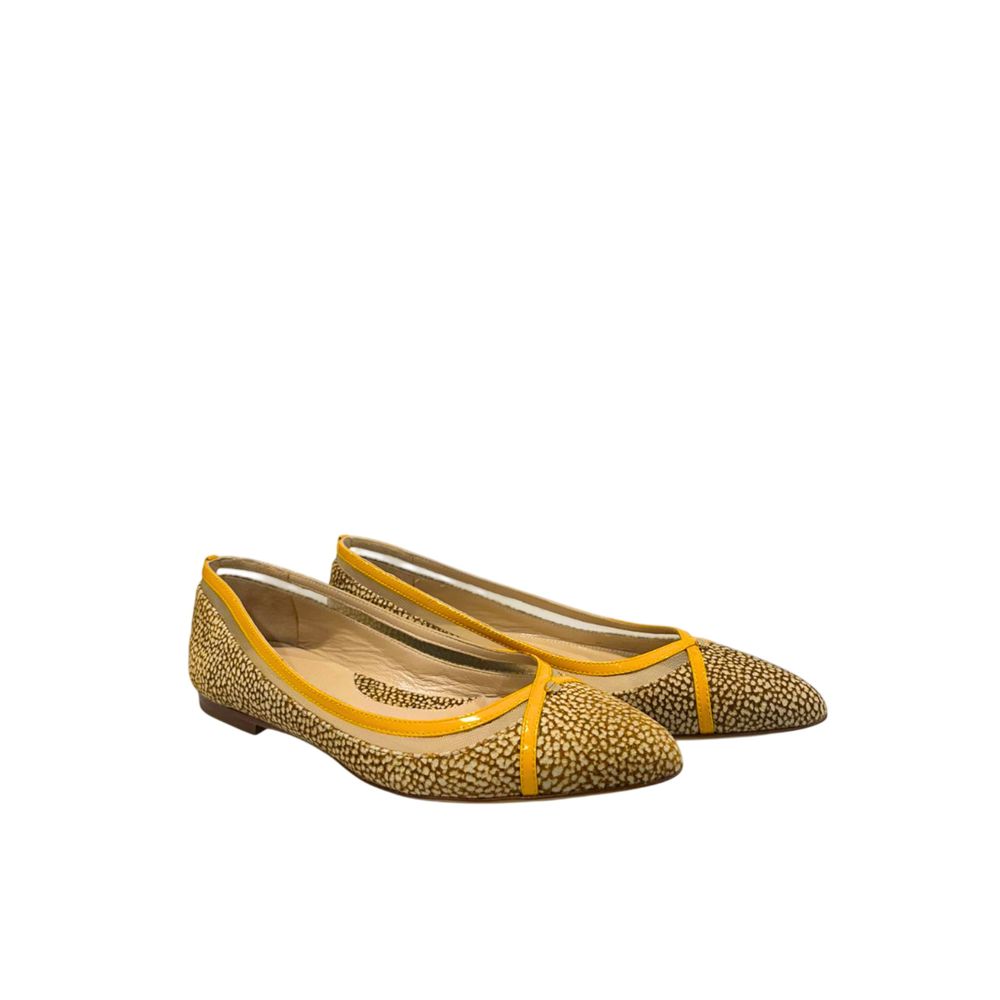 Yellow Leather Women Sandal