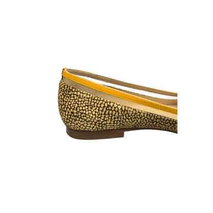 Yellow Leather Women Sandal