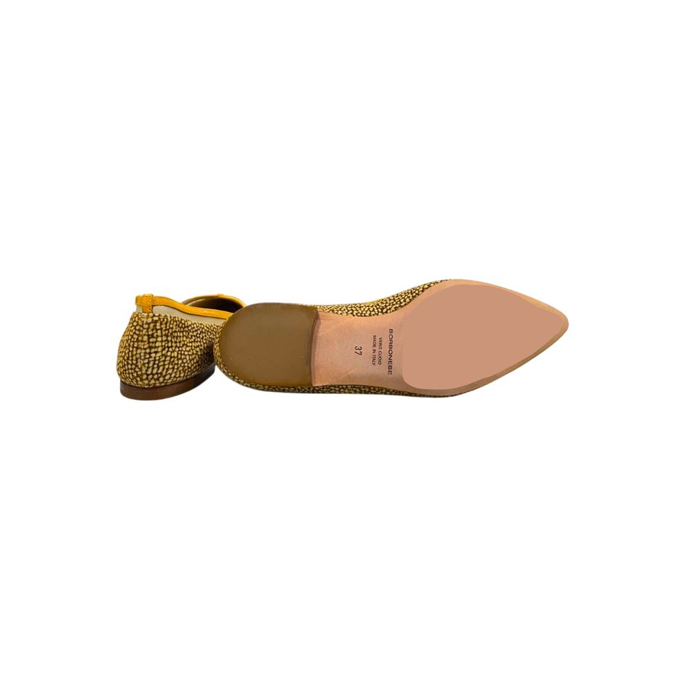 Yellow Leather Women Sandal