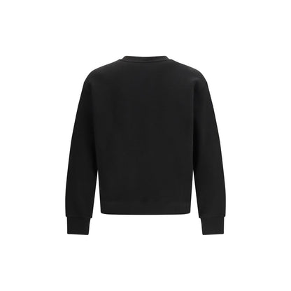 Black Cotton Sweatshirt