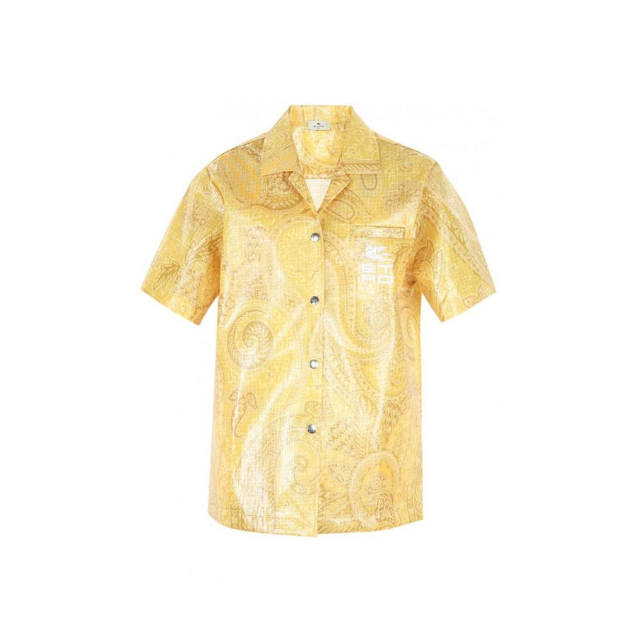 Bicolor Nylon Pattern Shirt