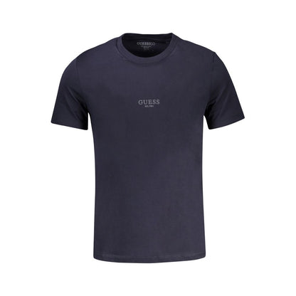 Blu Cotton Men T-Shirt