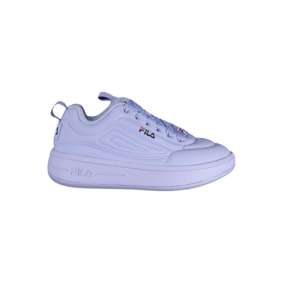 Blue Polyester Athletic Sneakers