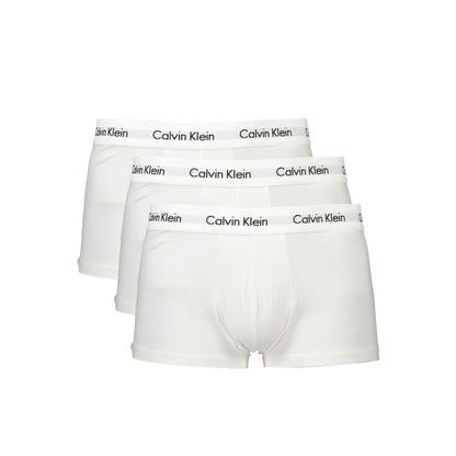 White Cotton Men's Trunk