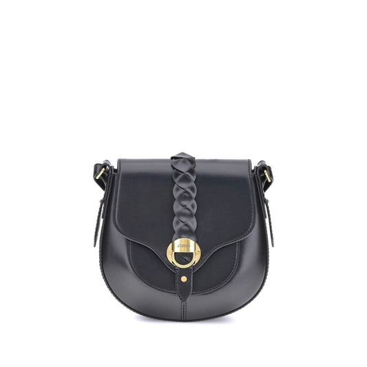 Black Calf Leather Bos Taurus Shoulder Bag