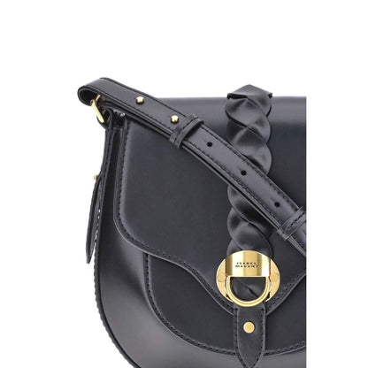 Black Calf Leather Bos Taurus Shoulder Bag