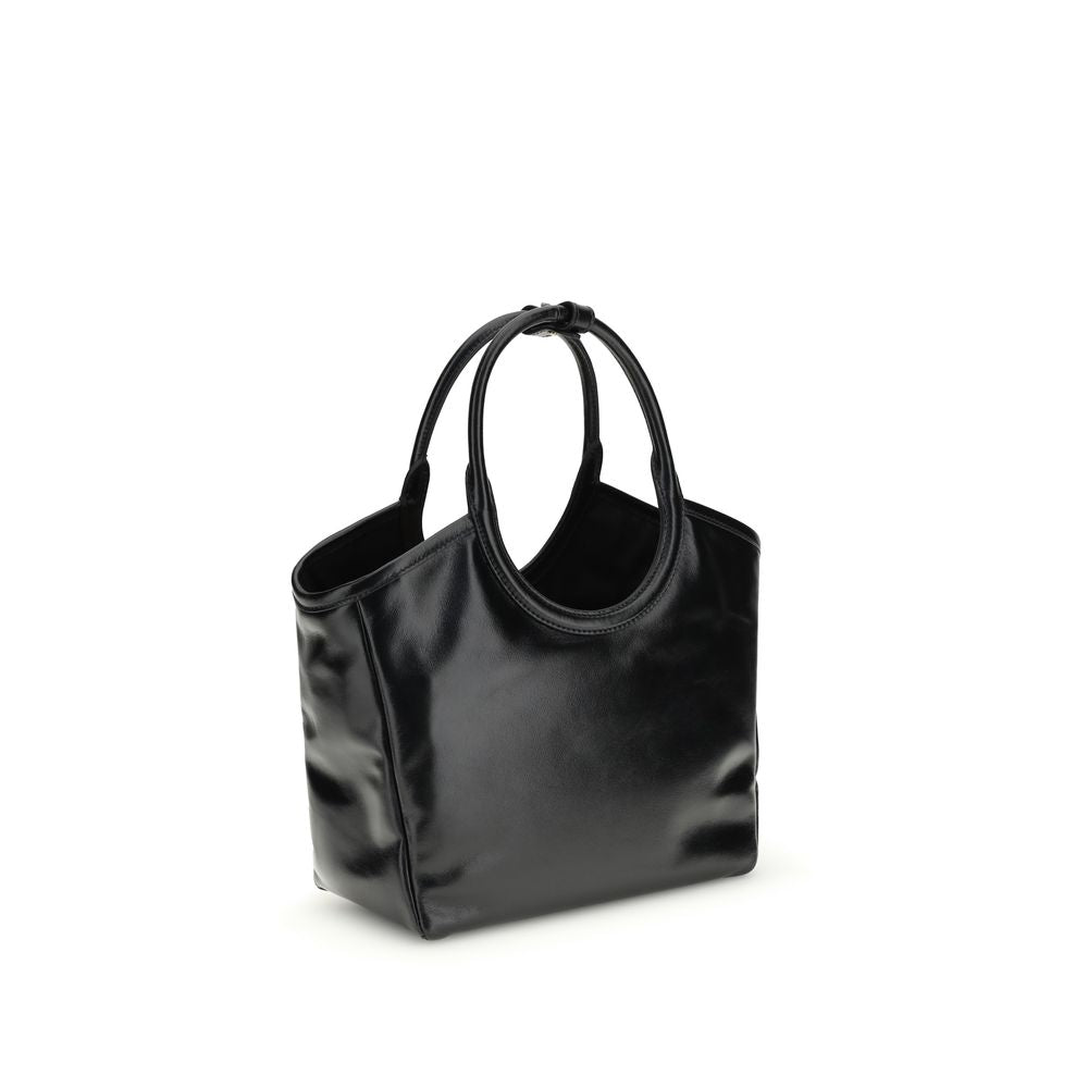 Black Calf Leather Bos Taurus Handbag