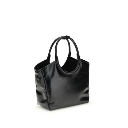 Black Calf Leather Bos Taurus Handbag