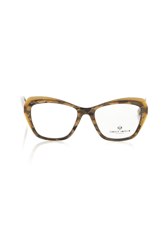 Beige Acetate Women Eyeglass Frame