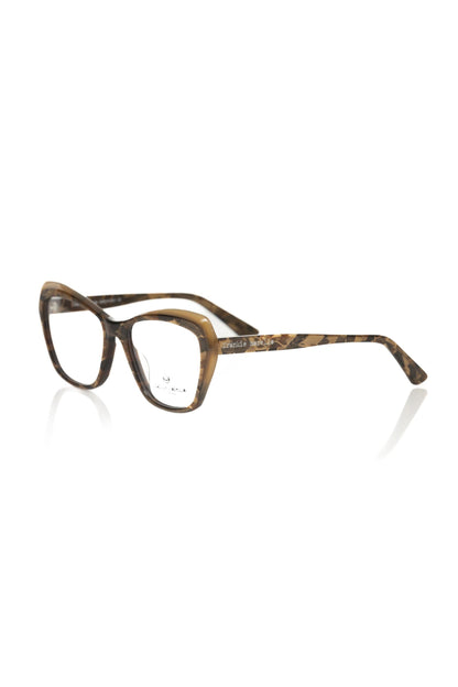 Beige Acetate Women Eyeglass Frame