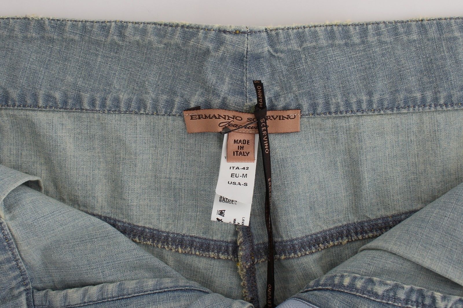 Beachwear Blue Denim City Casual Dress Shorts