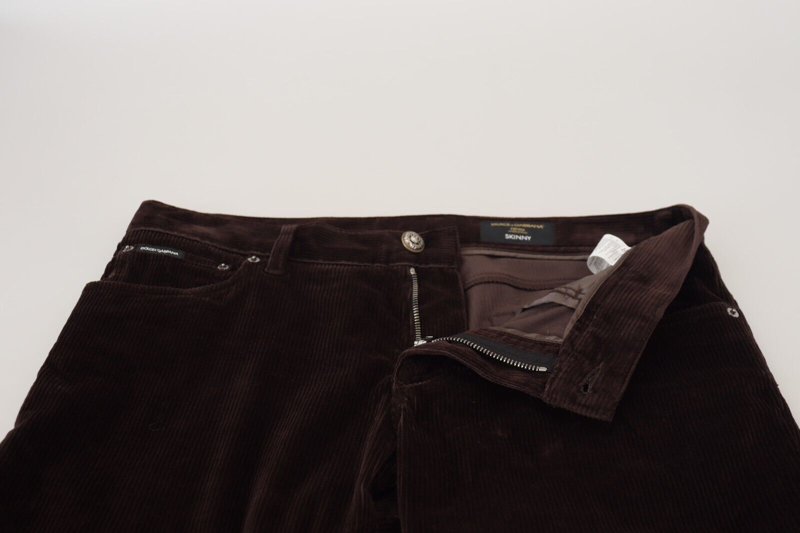 Brown Corduroy Men Casual Trouser Pants