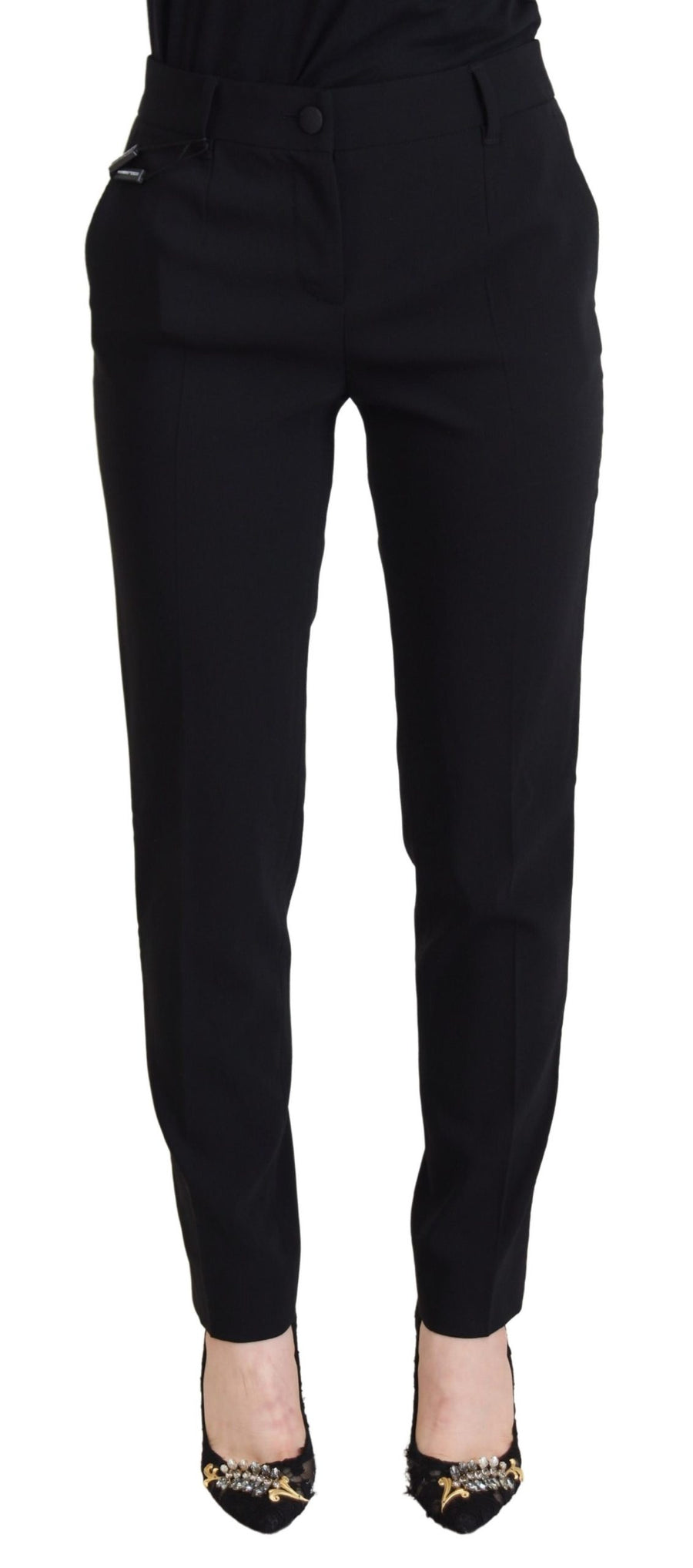 Black High Waist Women Pants