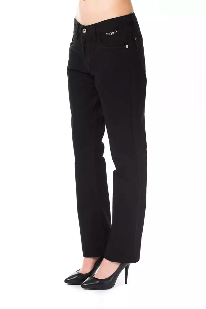 Black Cotton Pant