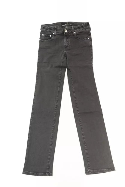 Black Cotton Jeans Denim
