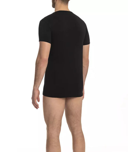 Black Cotton T-Shirt
