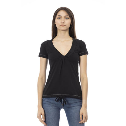 Black Cotton T-Shirt