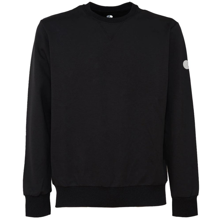 Black Cotton Men's Sweatshirt