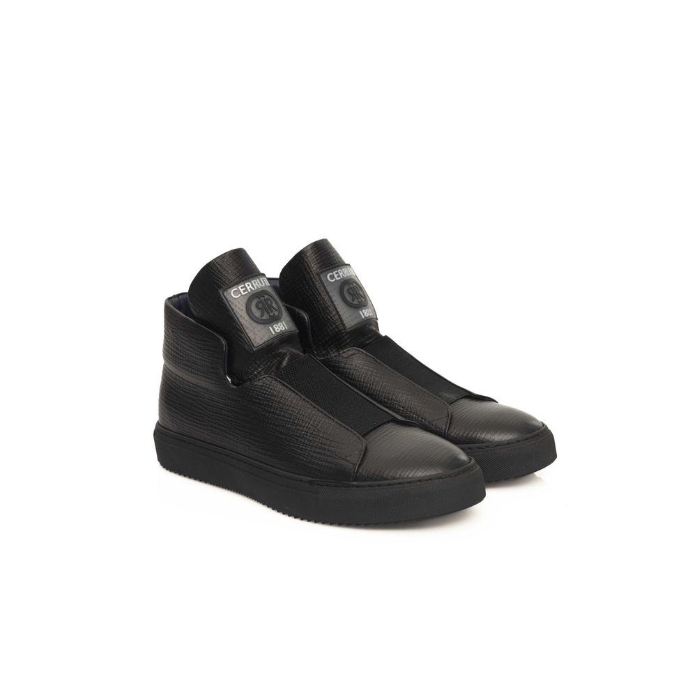 Black Calfskin Sneaker