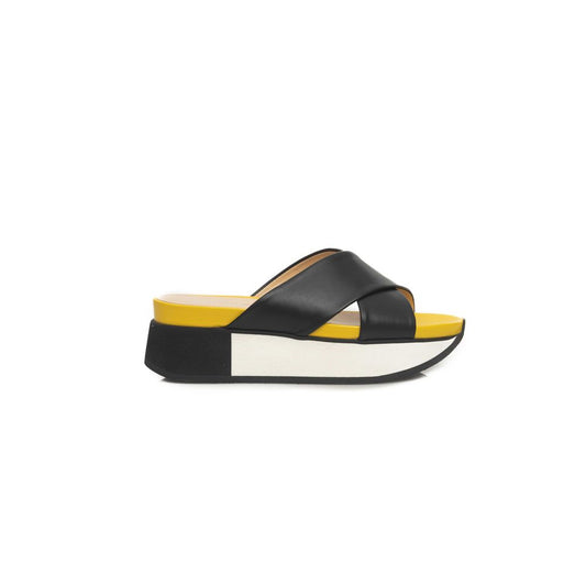 Black Calfskin Sandal