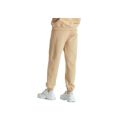 Beige Cotton Women Sweatpant