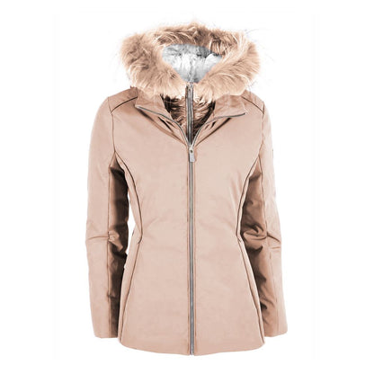 Beige Polyamide Women's Jacket