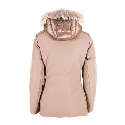 Beige Polyamide Women's Jacket