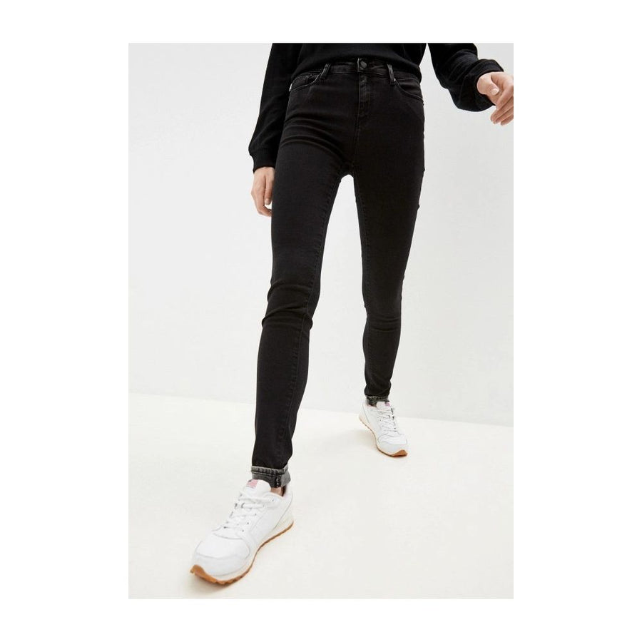 Black Cotton Jeans Denim