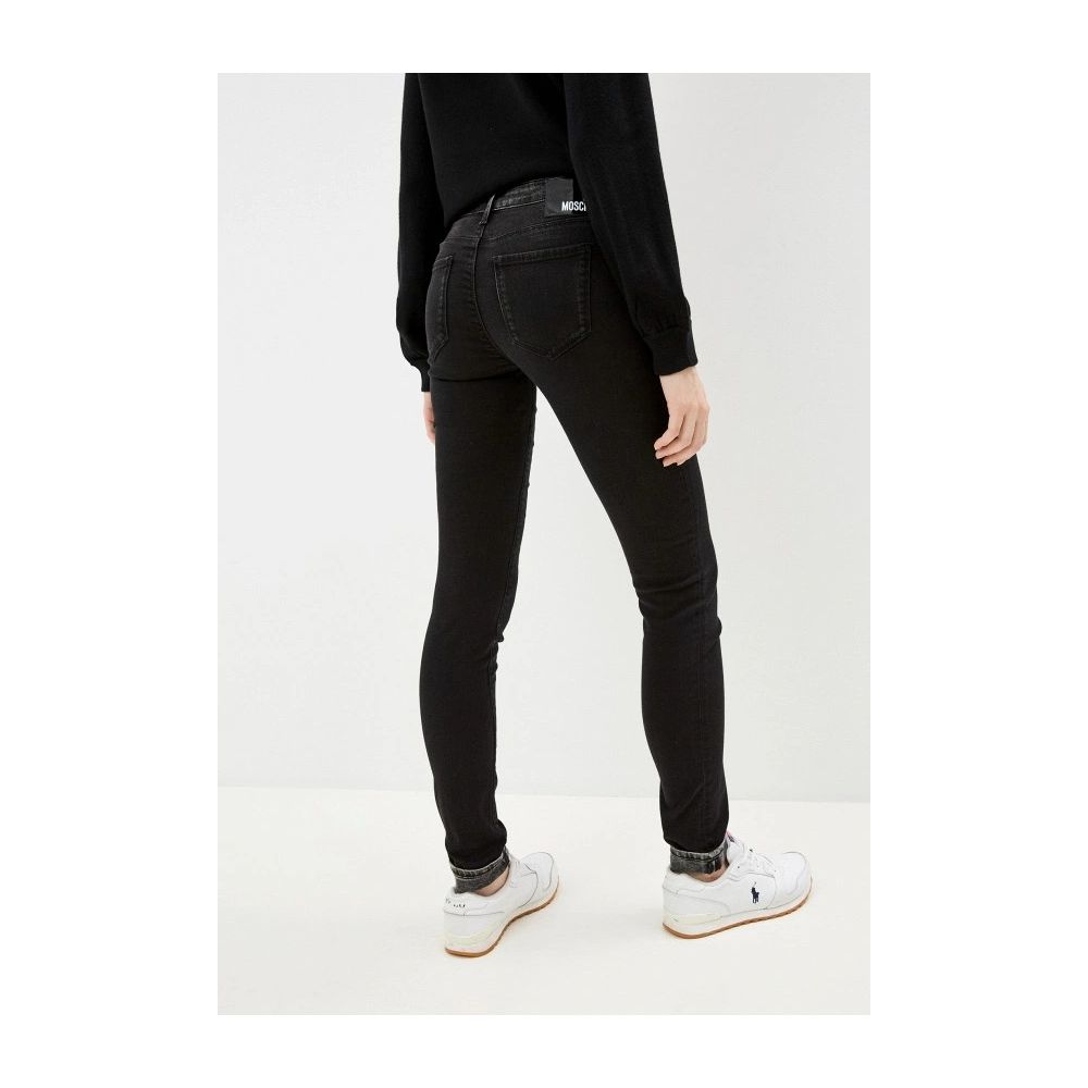 Black Cotton Jeans Denim
