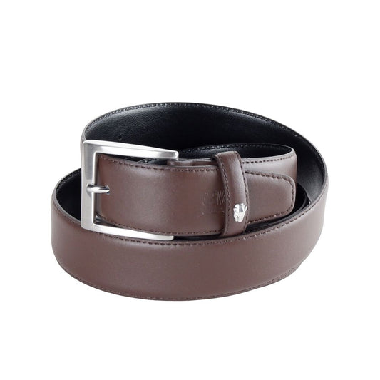 Brown Leather Calfskin Belt