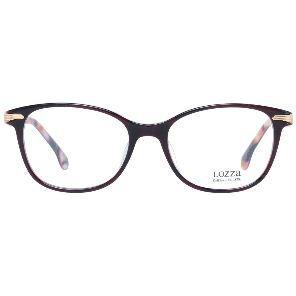Burgundy Plastic Glasses (Frames)